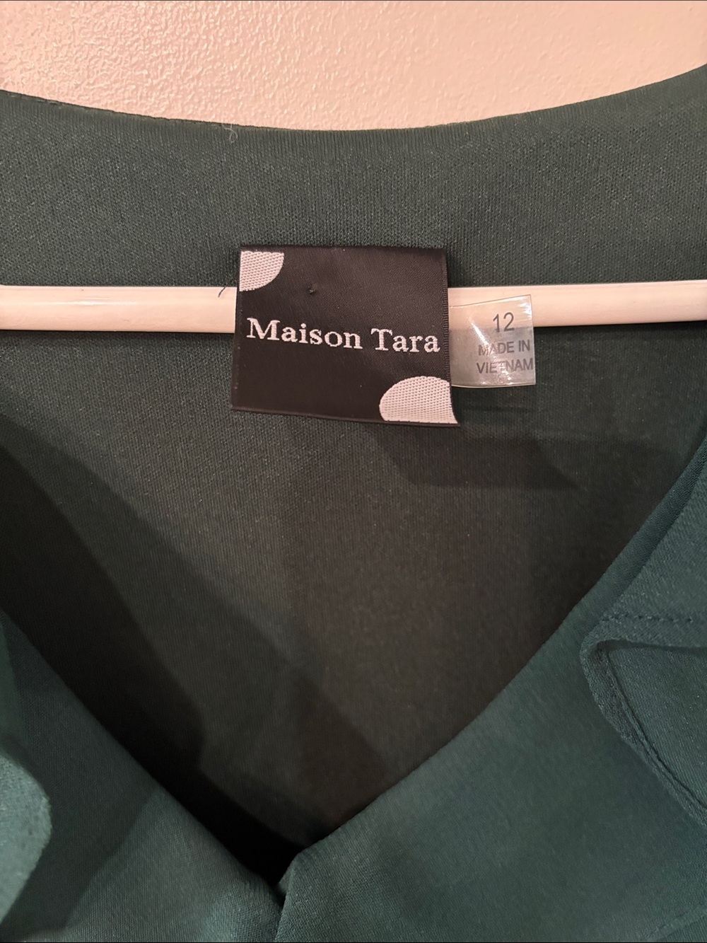 Emerald Green Ruffle High-Low Dress - Picture 3 of 6